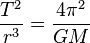 Watch out, this one has math!  T is the orbital period, r is the distance to the planet (technically the semi-major axis), π is a constant (3.1415...), G is a constant (6.67*10^-11), and M is the mass of the star    3.  The orbital period of a planet and the distance to its star are related.