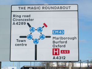 That's right. A giant roundabout. Image in the public domain